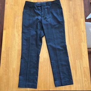 Paisley & Gray Downing Pants - Slim Fit, Navy Plaid, W30/32L